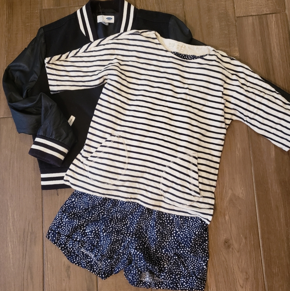 Navy & White kids outfit